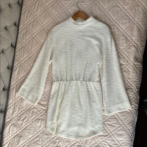 Left Coast by Dolan long sleeve mini dress in cream